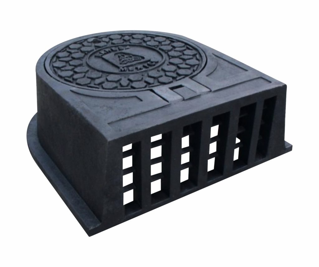 Coladera pluvial de banqueta sencilla con rejilla o larga de 75 cm