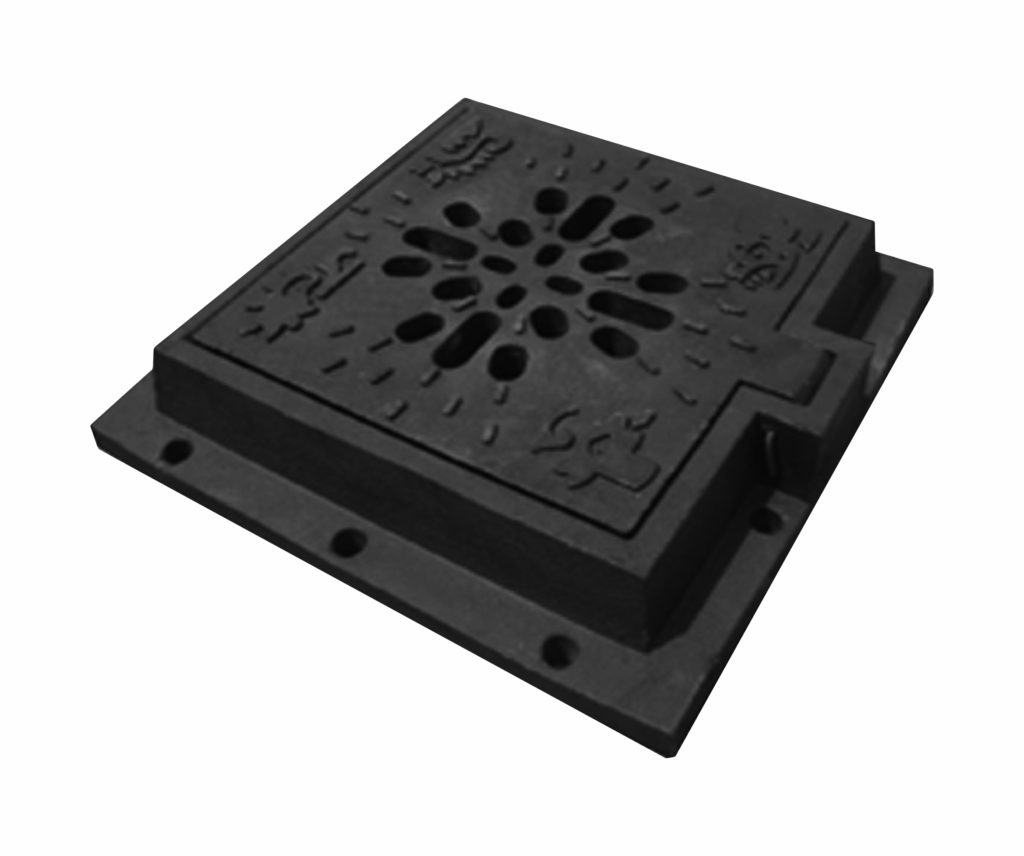 Marco y rejilla de 40x40 cm